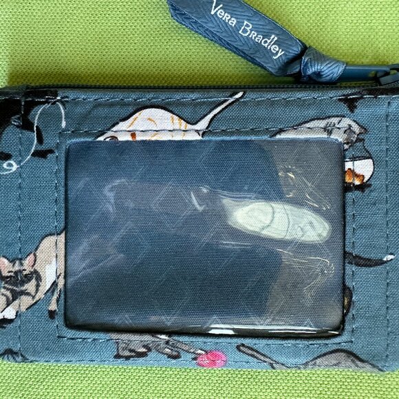 VERA BRADLEY CAT'S MEOW ZIP ID CASE:NWT CATS (#2) - Picture 8 of 10